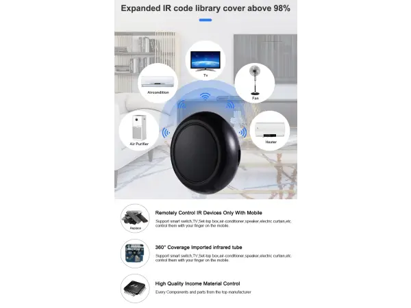 IR Remote control Temperature and Humidity Sensor (5)