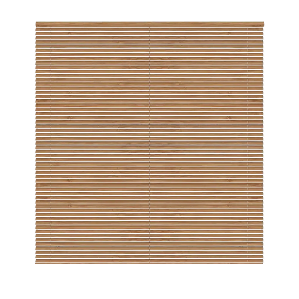 Houten jaloezie 25MM - wandmontage - Bamboo Natural